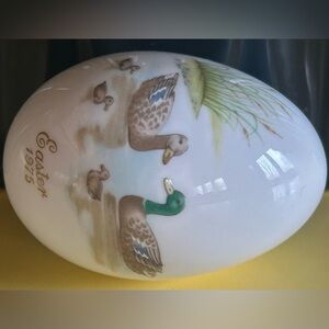 Vintage Noritake 1975 Limited Edition Bone China Easter Egg